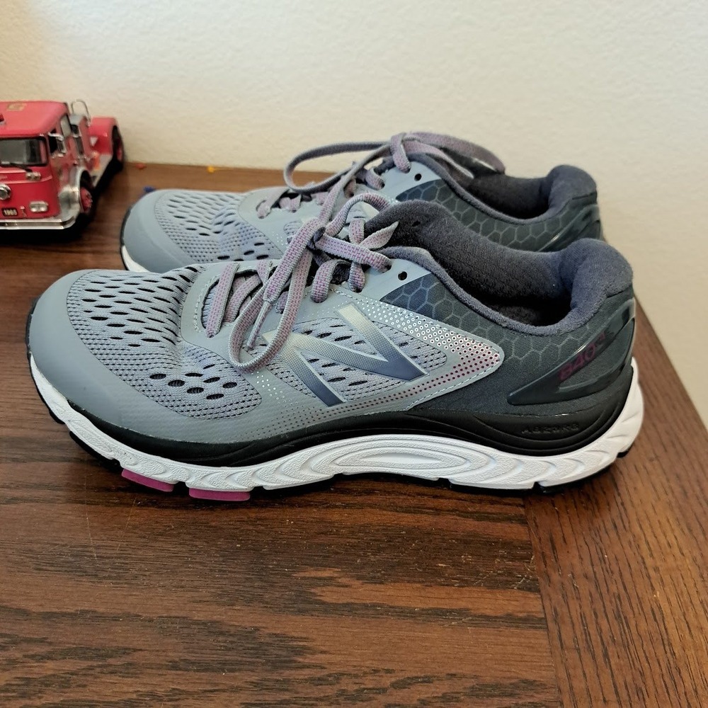 New Balance 840v4 Womens Running Shoes Grey Purple W840GO4 Size 8 Wide D